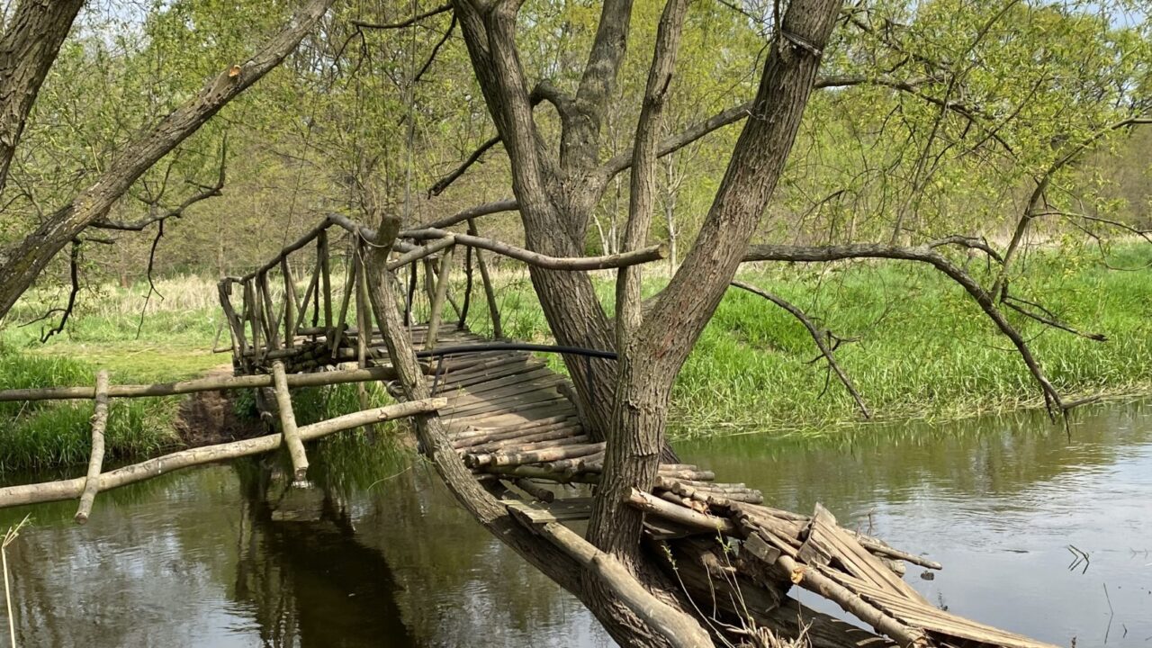 Wrocław: Uroczy drewniany mostek zniknął znad Widawy